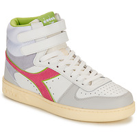 Παπούτσια Γυναίκα Ψηλά Sneakers Diadora MAGIC BASKET MID Άσπρο / Grey / Ροζ