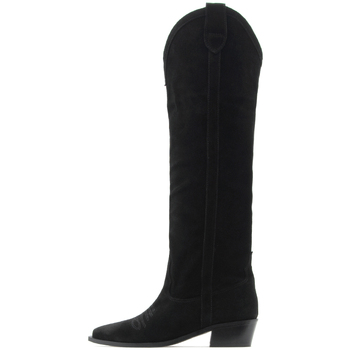 I Athens SUEDE BOOTS WOMEN ΜΑΥΡΟ