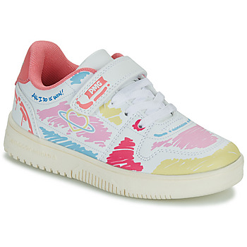 Παπούτσια Κορίτσι Χαμηλά Sneakers Primigi B&G PLAYER Άσπρο / Ροζ
