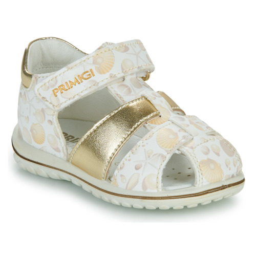 Παπούτσια Κορίτσι Σανδάλια / Πέδιλα Primigi BABY SWEET Άσπρο / Gold