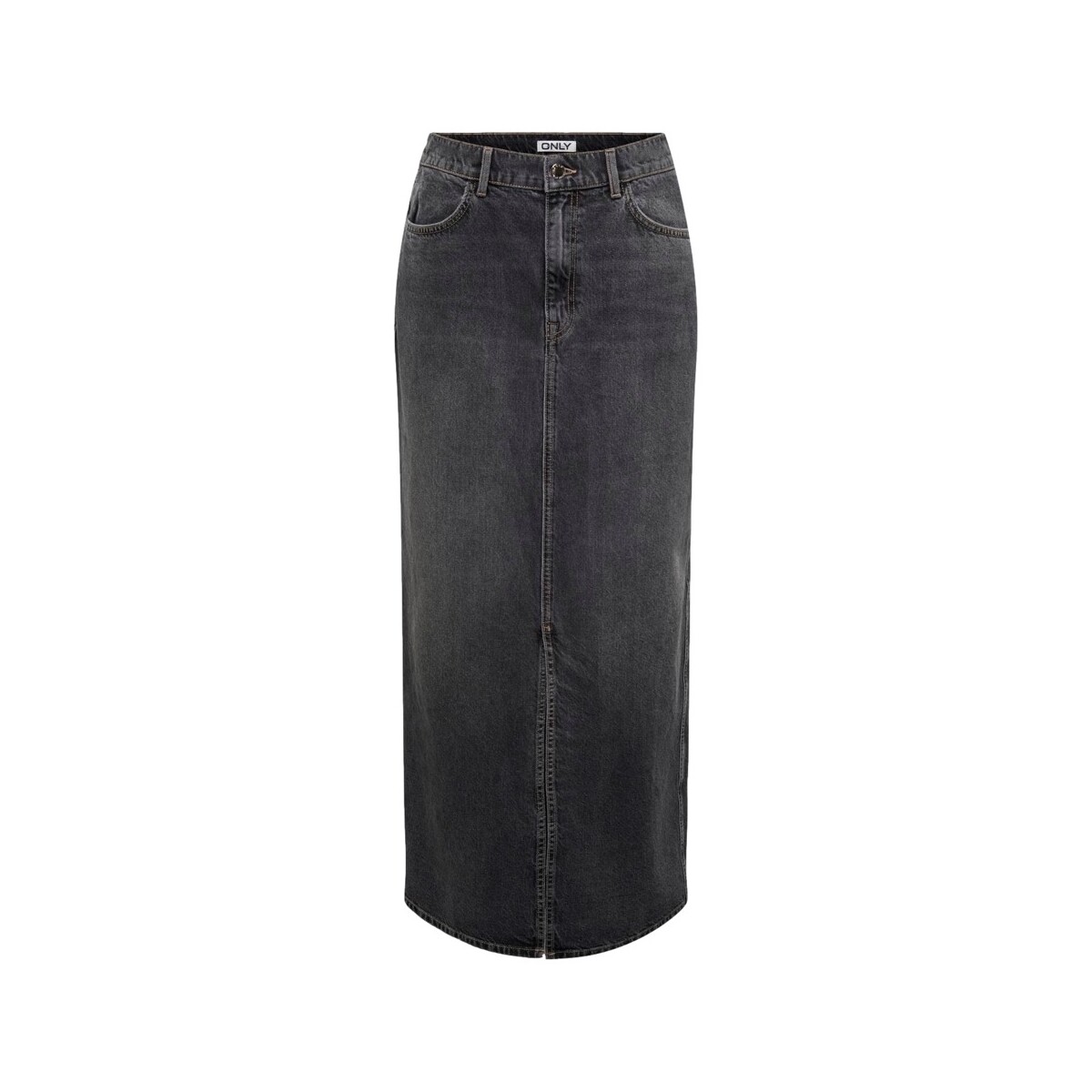 Only  Κοντές Φούστες Only Noos Cilla Long Skirt - Washed Black