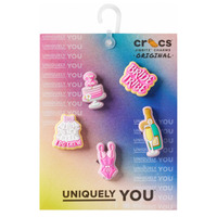 Αξεσουάρ Accessoires Υποδήματα Crocs JIBBITZ Bachelorette Vibes 5 Pack Ροζ / Multicolour