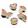 Αξεσουάρ Accessoires Υποδήματα Crocs Rainbow Elvtd Festival 5 Pack Gold / Multicolour