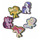 Αξεσουάρ Παιδί Accessoires Υποδήματα Crocs Jibbitz My Little Pony 5 pack Multicolour