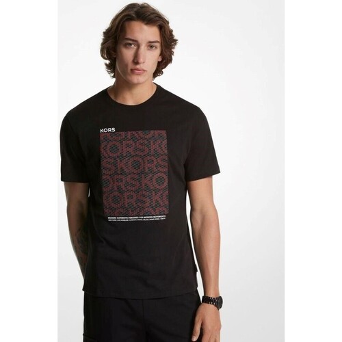 Υφασμάτινα Άνδρας T-shirt με κοντά μανίκια MICHAEL Michael Kors CH351RNFV4 Black