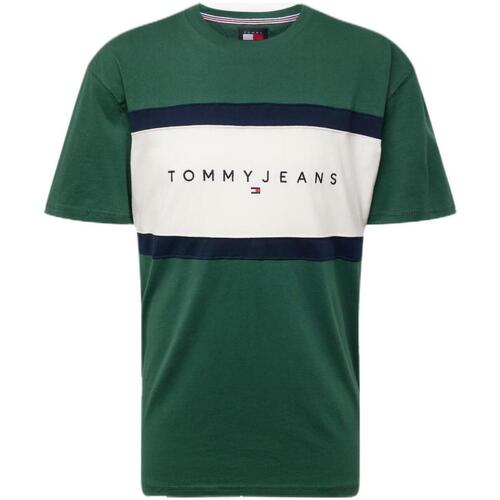 Υφασμάτινα Άνδρας T-shirt με κοντά μανίκια Tommy Hilfiger  Green