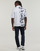 Υφασμάτινα Άνδρας Πόλο με κοντά μανίκια  Versace Jeans Couture 76GAG628 Άσπρο / Black