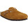 Παπούτσια Άνδρας Σανδάλια / Πέδιλα Birkenstock Boston Shearling Suede Homme Mink Beige