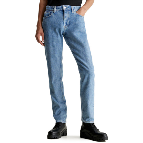 Υφασμάτινα Άνδρας Jeans Calvin Klein Jeans AUTHENTIC STRAIGHT FIT L.32 JEANS MEN ΜΠΛΕ