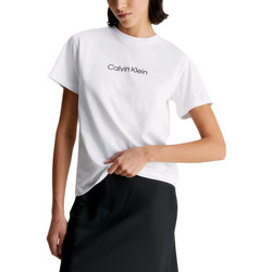 Υφασμάτινα Γυναίκα T-shirt με κοντά μανίκια Calvin Klein Jeans HERO LOGO REGULAR FIT T-SHIRT WOMEN ΛΕΥΚΟ