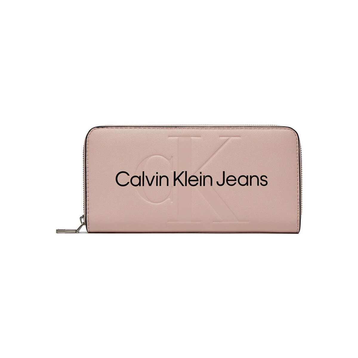 Τσάντες Γυναίκα Πορτοφόλια Calvin Klein Jeans SCULPTED ZIP AROUND WALLET WOMEN ΜΑΥΡΟ- ΡΟΖ