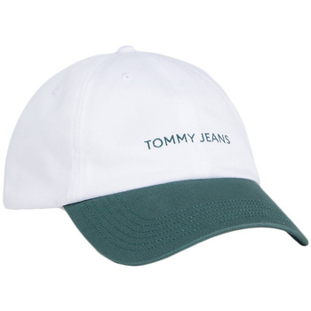 Αξεσουάρ Άνδρας Καπέλα Tommy Hilfiger TOMMY JEANS LINEAR LOGO CAP MEN ΛΕΥΚΟ- ΠΡΑΣΙΝΟ