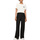 Υφασμάτινα Γυναίκα T-shirt με κοντά μανίκια Tommy Hilfiger TONAL LOGO EMBROIDERY REGULAR FIT T-SHIRT WOMEN ΕΚΡΟΥ- ΜΑΥΡΟ
