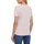 Υφασμάτινα Γυναίκα T-shirt με κοντά μανίκια Tommy Hilfiger TONAL LOGO EMBROIDERY REGULAR FIT T-SHIRT WOMEN ΛΕΥΚΟ- ΡΟΖ