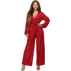 Υφασμάτινα Γυναίκα Ολόσωμες φόρμες / σαλοπέτες La Modeuse 69417_P161554 Red