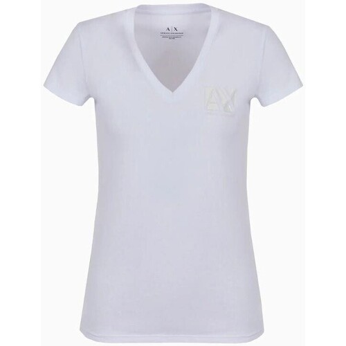 Υφασμάτινα Γυναίκα T-shirts & Μπλούζες EAX 3DYT03 YJ3RZ Άσπρο