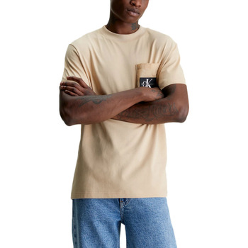 Υφασμάτινα Άνδρας T-shirt με κοντά μανίκια Calvin Klein Jeans RIPSTOP PANELLED T-SHIRT MEN ΜΠΕΖ