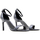 Παπούτσια Γυναίκα Σανδάλια / Πέδιλα Calvin Klein Jeans GEO STIL SQUARE HIGH HEEL SANDALS WOMEN ΓΚΡΙ