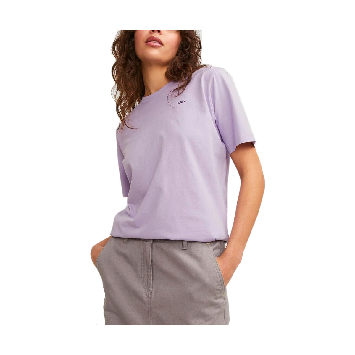 Υφασμάτινα Γυναίκα T-shirt με κοντά μανίκια Jjxx JXANNA EVERY LOGO REGULAR FIT T-SHIRT WOMEN ΜΩΒ