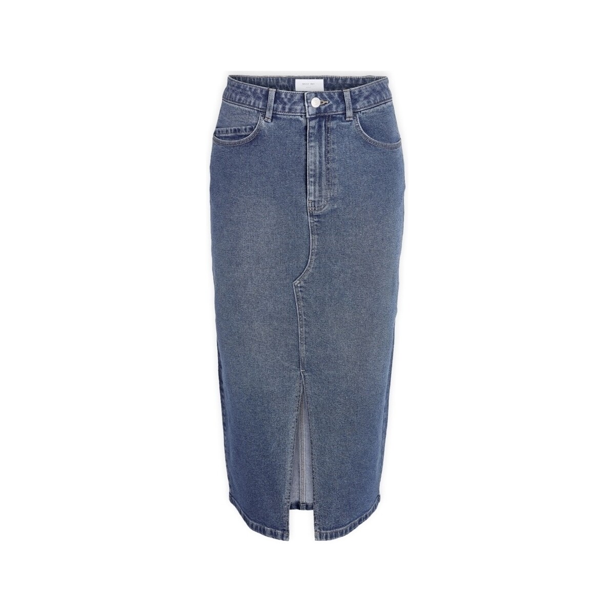 Noisy May  Κοντές Φούστες Noisy May Noos Kath Midi Skirt - Medium Blue Denim