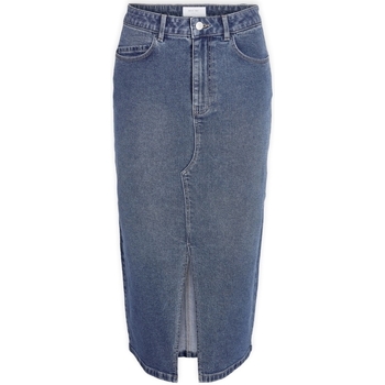 Υφασμάτινα Γυναίκα Φούστες Noisy May Noos Kath Midi Skirt - Medium Blue Denim Μπλέ