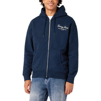 Tommy Hilfiger TOMMY JEANS LUXE RELAXED FIT ZIP HOODIE MEN ΜΠΛΕ