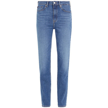 Υφασμάτινα Γυναίκα Jeans Tommy Hilfiger HIGH WAIST STRAIGHT FIT L.30 JEANS WOMEN ΜΠΛΕ