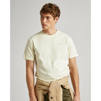 Υφασμάτινα Άνδρας T-shirt με κοντά μανίκια Pepe jeans PM508664 JACKO Ροζ