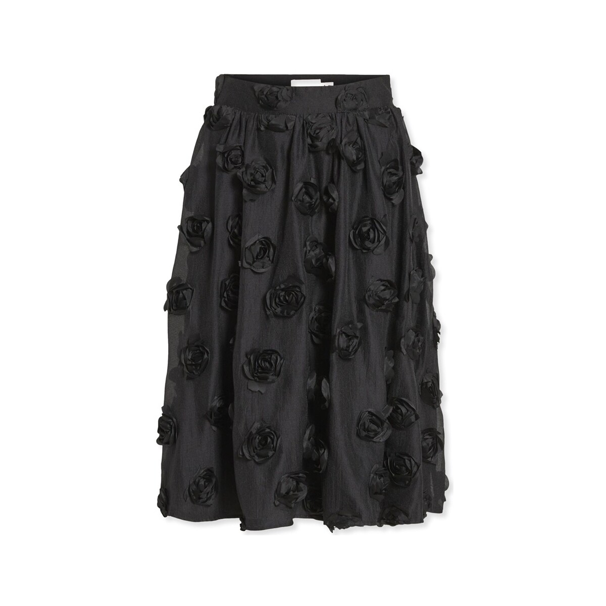 Vila  Κοντές Φούστες Vila Flory Skirt L/S - Black