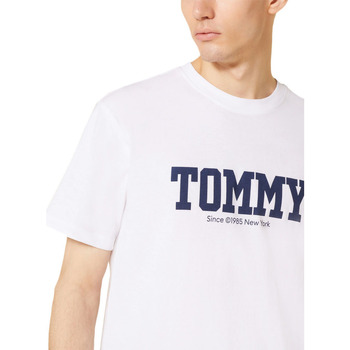 Tommy Hilfiger TOMMY JEANS FRONT BACK REGULAR FIT T-SHIRT MEN ΛΕΥΚΟ- ΜΠΛΕ