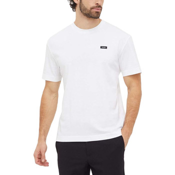 Υφασμάτινα Άνδρας T-shirt με κοντά μανίκια Calvin Klein Jeans COTTON COMFORT FIT T-SHIRT MEN ΛΕΥΚΟ