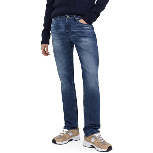 Υφασμάτινα Άνδρας Jeans Tommy Hilfiger TOMMY JEANS RYAN REGULAR STRAIGHT FIT L.34 JEANS MEN ΜΠΛΕ