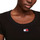 Υφασμάτινα Γυναίκα T-shirt με κοντά μανίκια Tommy Hilfiger TOMMY JEANS RIB BADGE SLIM FIT T-SHIRT WOMEN ΜΑΥΡΟ