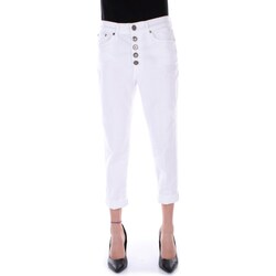 Υφασμάτινα Γυναίκα παντελόνι παραλλαγής Dondup DP268B BS0030PTD Άσπρο