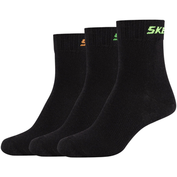 Εσώρουχα Αγόρι Αθλητικές κάλτσες  Skechers 3PPK Boys Mech Ventilation Socks Black