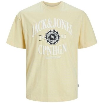 Υφασμάτινα Άνδρας T-shirt με κοντά μανίκια Jack & Jones 12251899 JORLUCCA Yellow