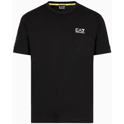 Υφασμάτινα Άνδρας T-shirt με κοντά μανίκια Emporio Armani EA7 3DPT35 PJ02Z Black