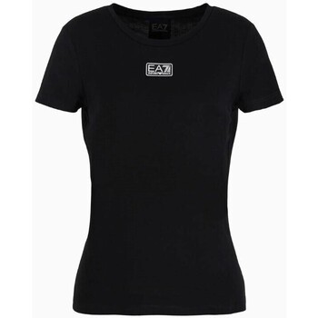 Υφασμάτινα Γυναίκα T-shirts & Μπλούζες Emporio Armani EA7 3DTT17 TJKUZ Black