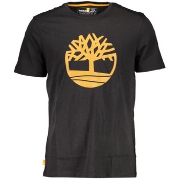 Υφασμάτινα Άνδρας T-shirt με κοντά μανίκια Timberland TB0A2C6S Black