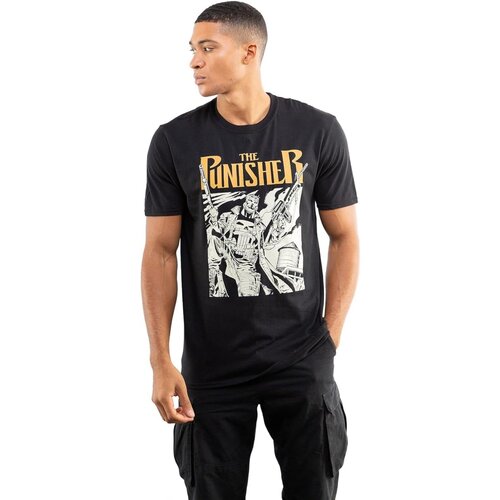 Υφασμάτινα Άνδρας T-shirt με κοντά μανίκια Marvel FCMTS061 Black