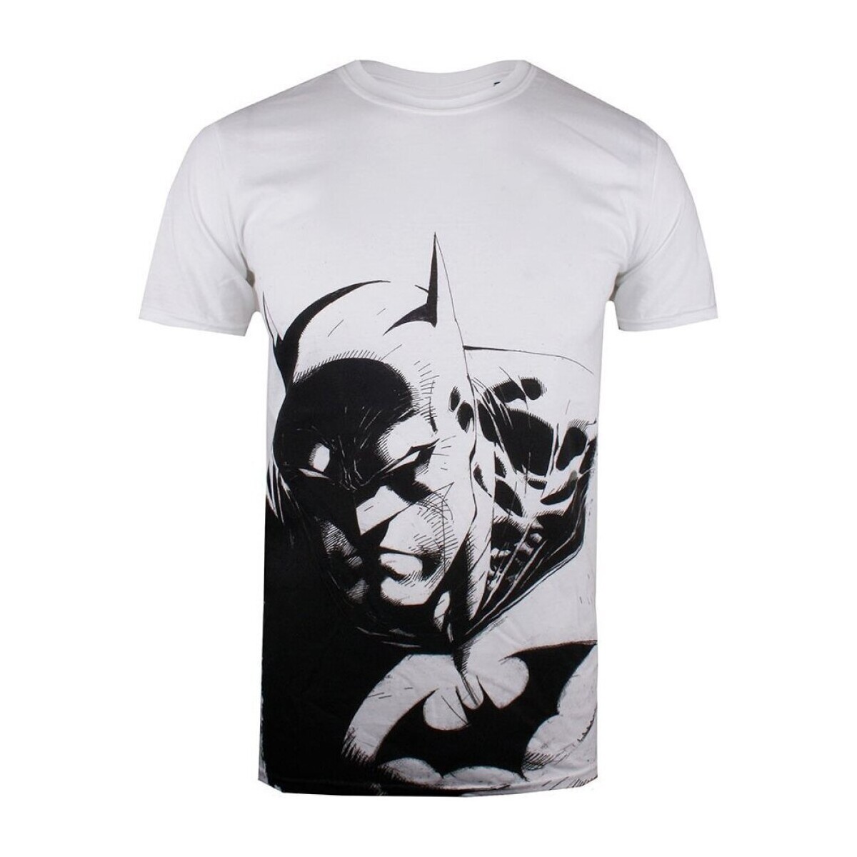 Υφασμάτινα Άνδρας T-shirt με κοντά μανίκια Dc Comics GBMTS393 Άσπρο