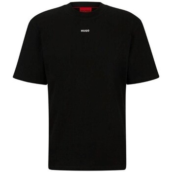 Υφασμάτινα Άνδρας T-shirt με κοντά μανίκια BOSS 50488330 DAPOLINO Black