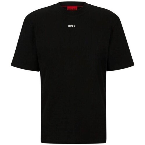 Υφασμάτινα Άνδρας T-shirt με κοντά μανίκια BOSS 50488330 DAPOLINO Black