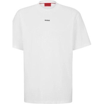 Υφασμάτινα Άνδρας T-shirt με κοντά μανίκια BOSS 50488330 DAPOLINO Άσπρο