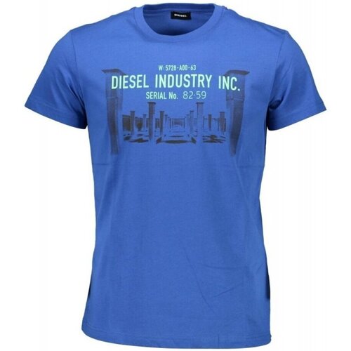 Υφασμάτινα Άνδρας T-shirt με κοντά μανίκια Diesel SEFY-T-DIEGO Μπλέ