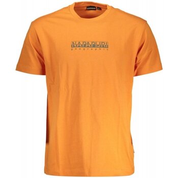 Υφασμάτινα Άνδρας T-shirt με κοντά μανίκια Napapijri NP0A4GDR-S-BOX-SS-3 Orange