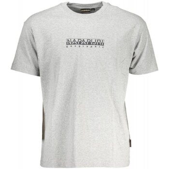 Υφασμάτινα Άνδρας T-shirt με κοντά μανίκια Napapijri NP0A4GDR-S-BOX-SS-3 Grey