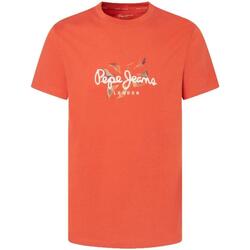 Υφασμάτινα Άνδρας T-shirt με κοντά μανίκια Pepe jeans  Orange