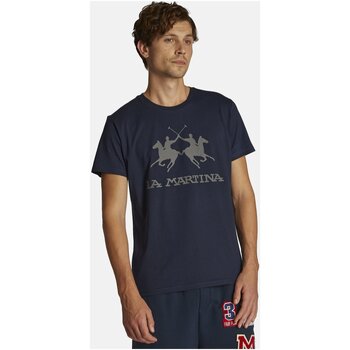 Υφασμάτινα Άνδρας T-shirt με κοντά μανίκια La Martina CCMR05-JS206 Μπλέ