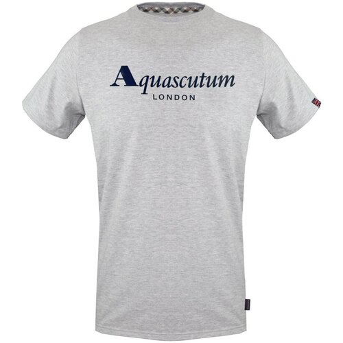 Υφασμάτινα Άνδρας T-shirt με κοντά μανίκια Aquascutum T0032378 Grey